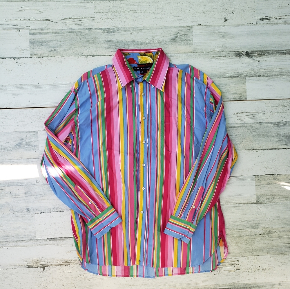 Tommy Hilfiger Men's Size XL Button Down Shirt